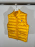 Moncler Gilet Gui vest size 3 yellow